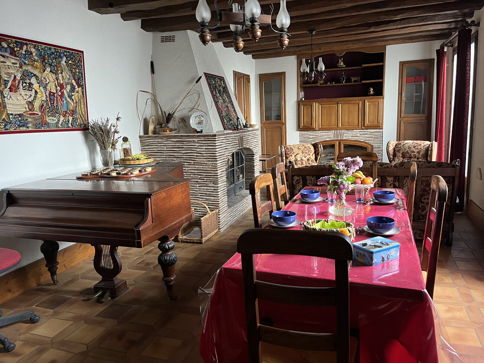 Salon de la suite Les Billardières